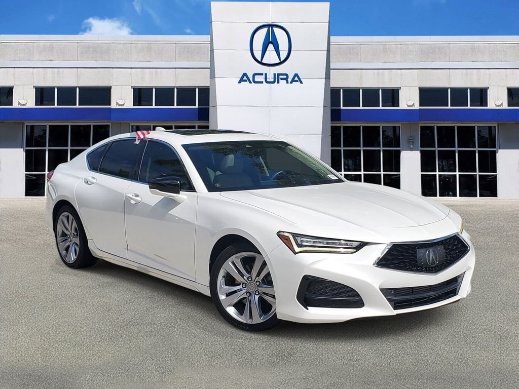 Used 2021 White Acura Technology Package image 1