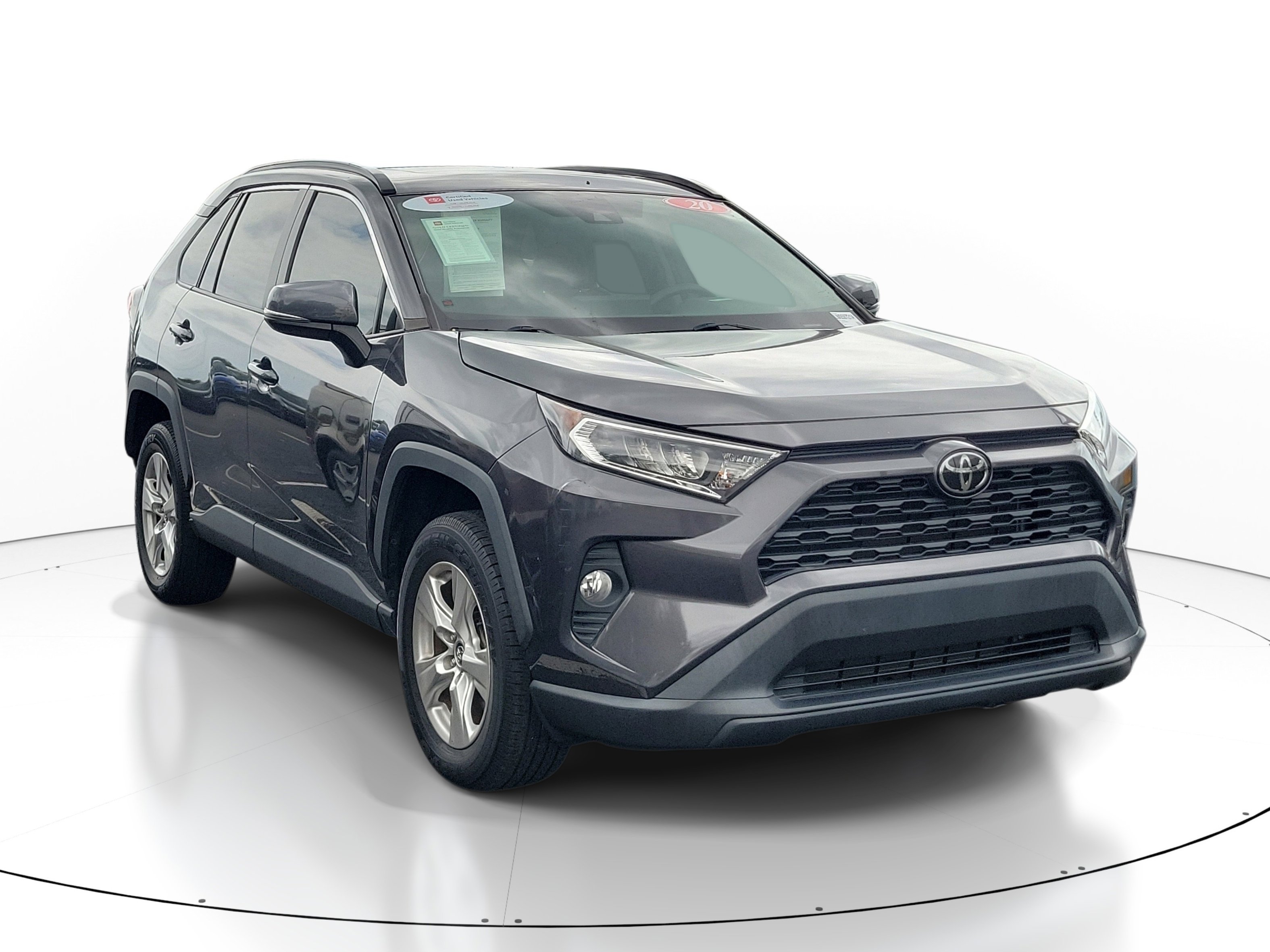 Used 2020 Magnetic Gray Metallic Toyota XLE image 1