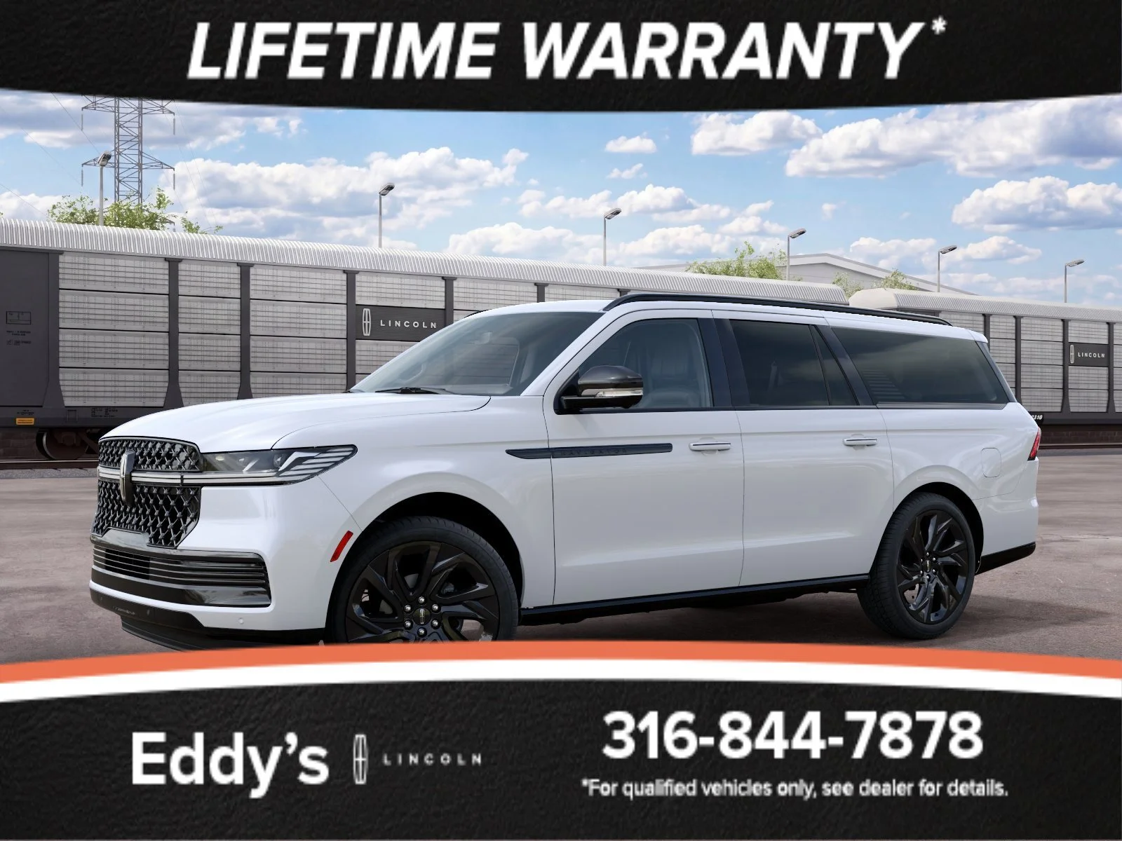 New 2027 Pristine White Metallic Tri-Coat Lincoln Reserve image 1