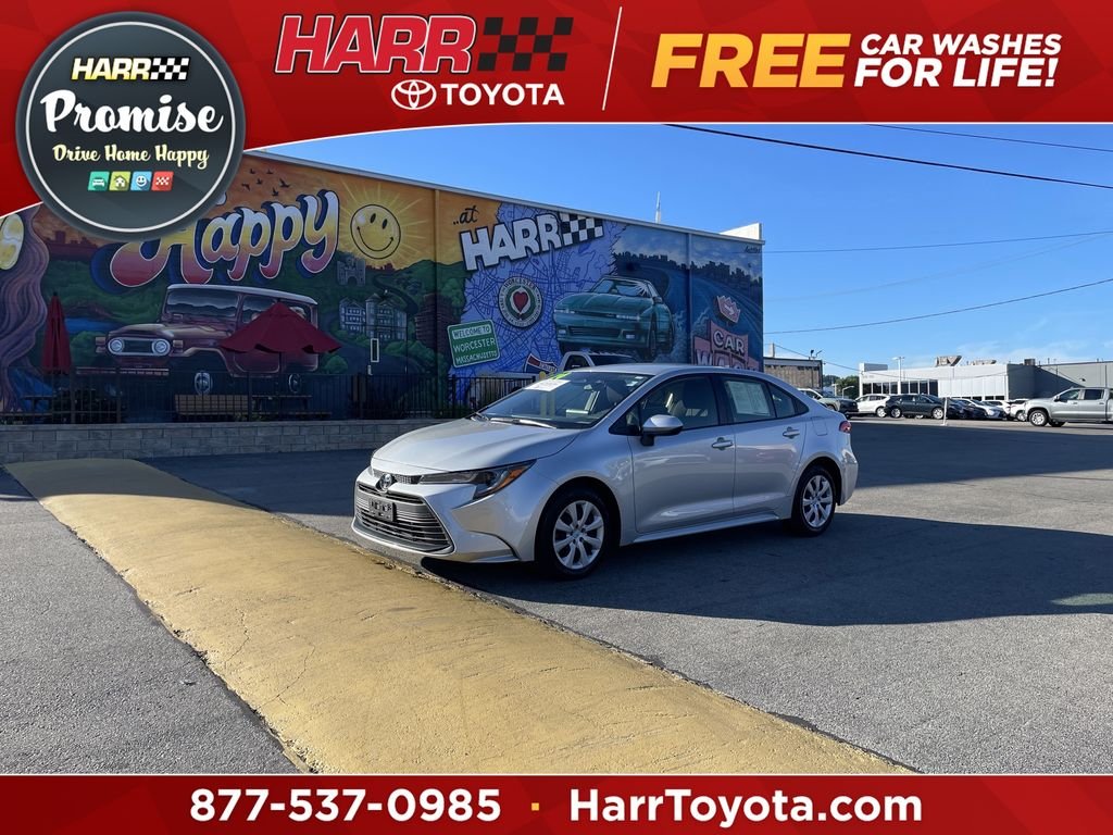 Used 2024 Silver Toyota LE image 1
