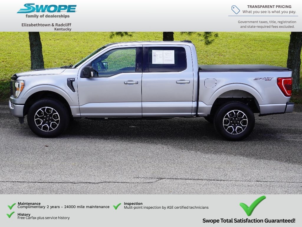 Used 2023 ICONIC SILVER METALLIC Ford XLT image 6
