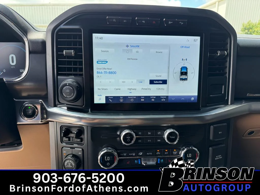 Used 2021 Antimatter Blue Metallic Ford LARIAT image 20