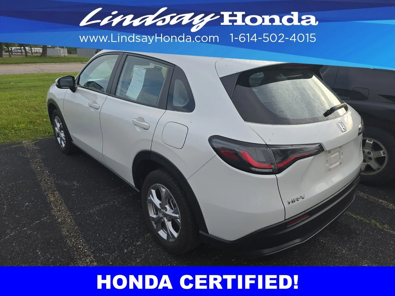 Certified Used 2023 Platinum White Pearl Honda LX image 3