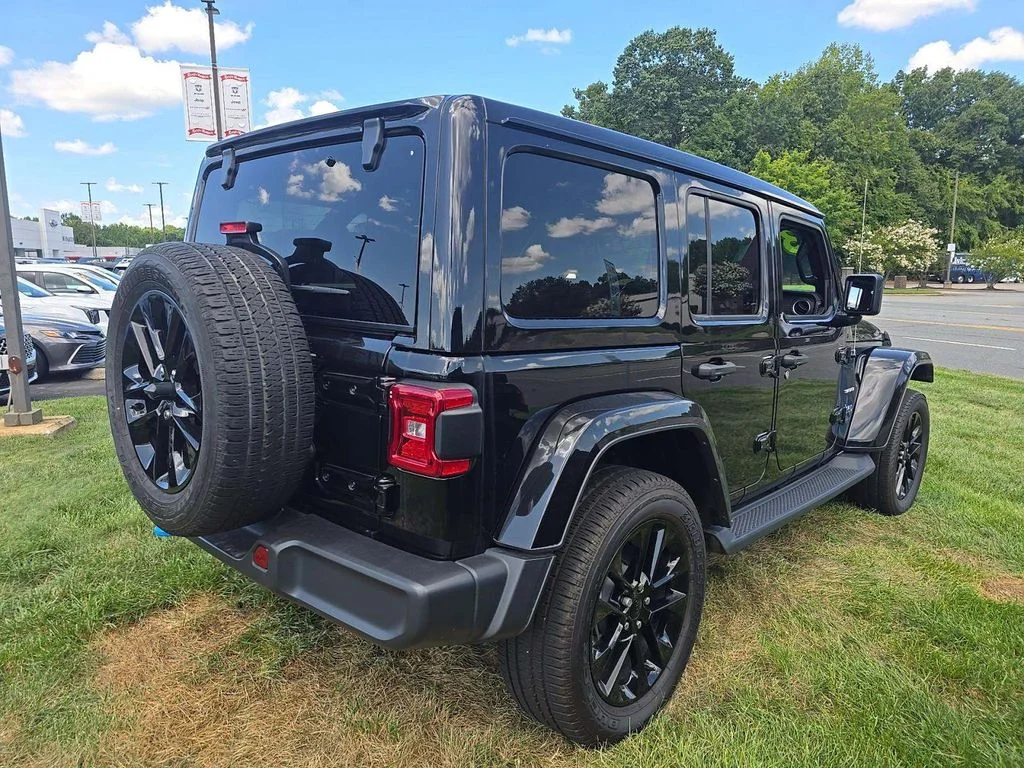 Used 2023 Black Jeep Sahara 4xe image 2