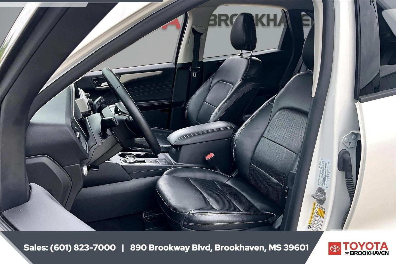 Used 2022 Star White Metallic Tri-Coat ford SEL image 18