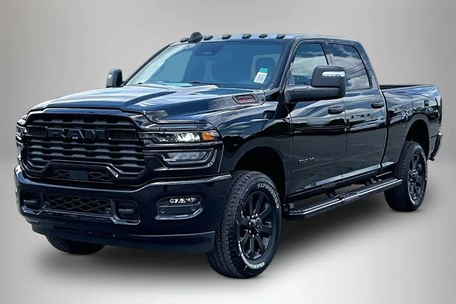 New 2026 Diamond Black Crystal Pearl-Coat Exterior Paint RAM Big Horn image 3