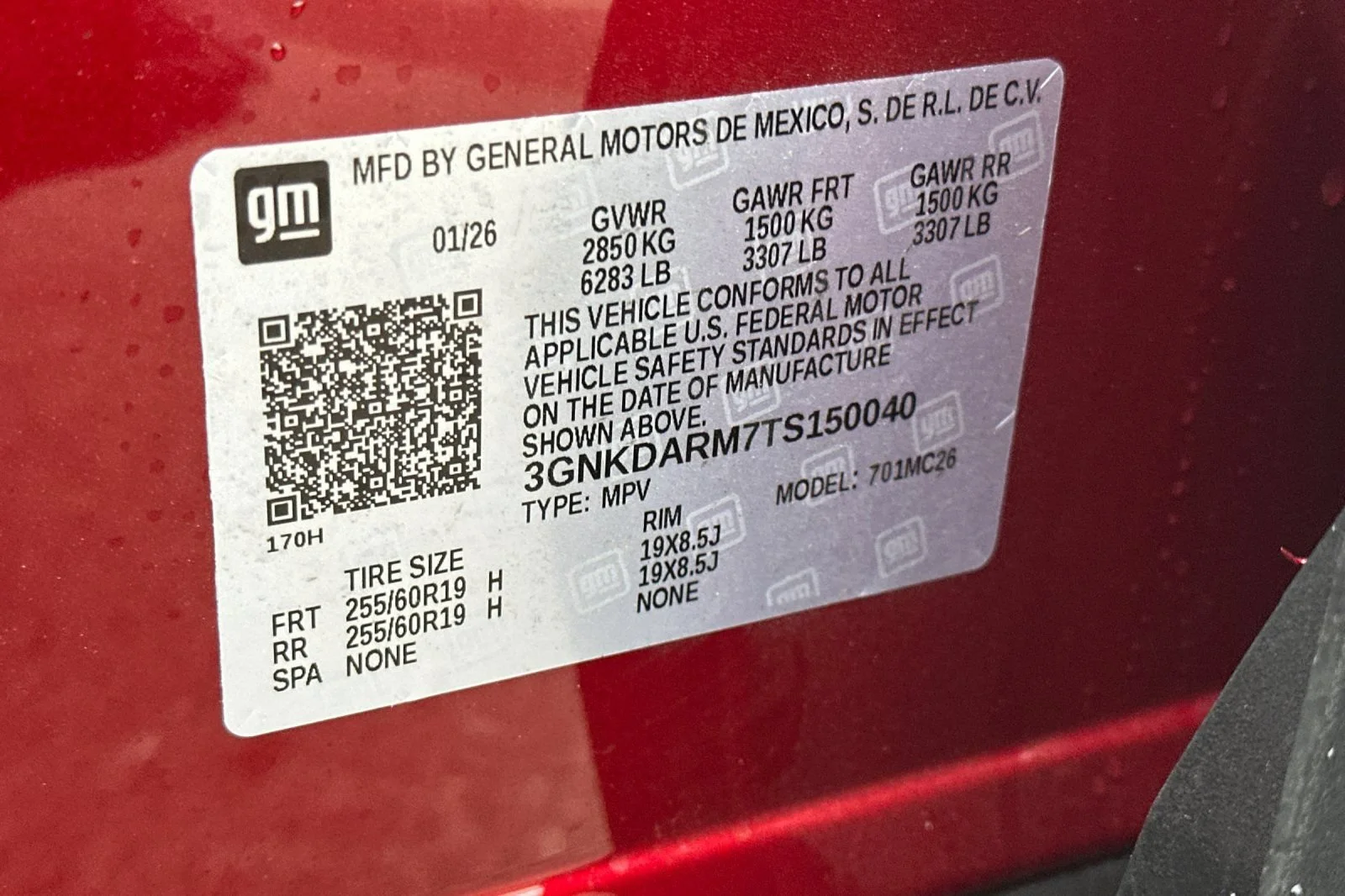 New 2026 Radiant Red Tintcoat Chevrolet LT image 27