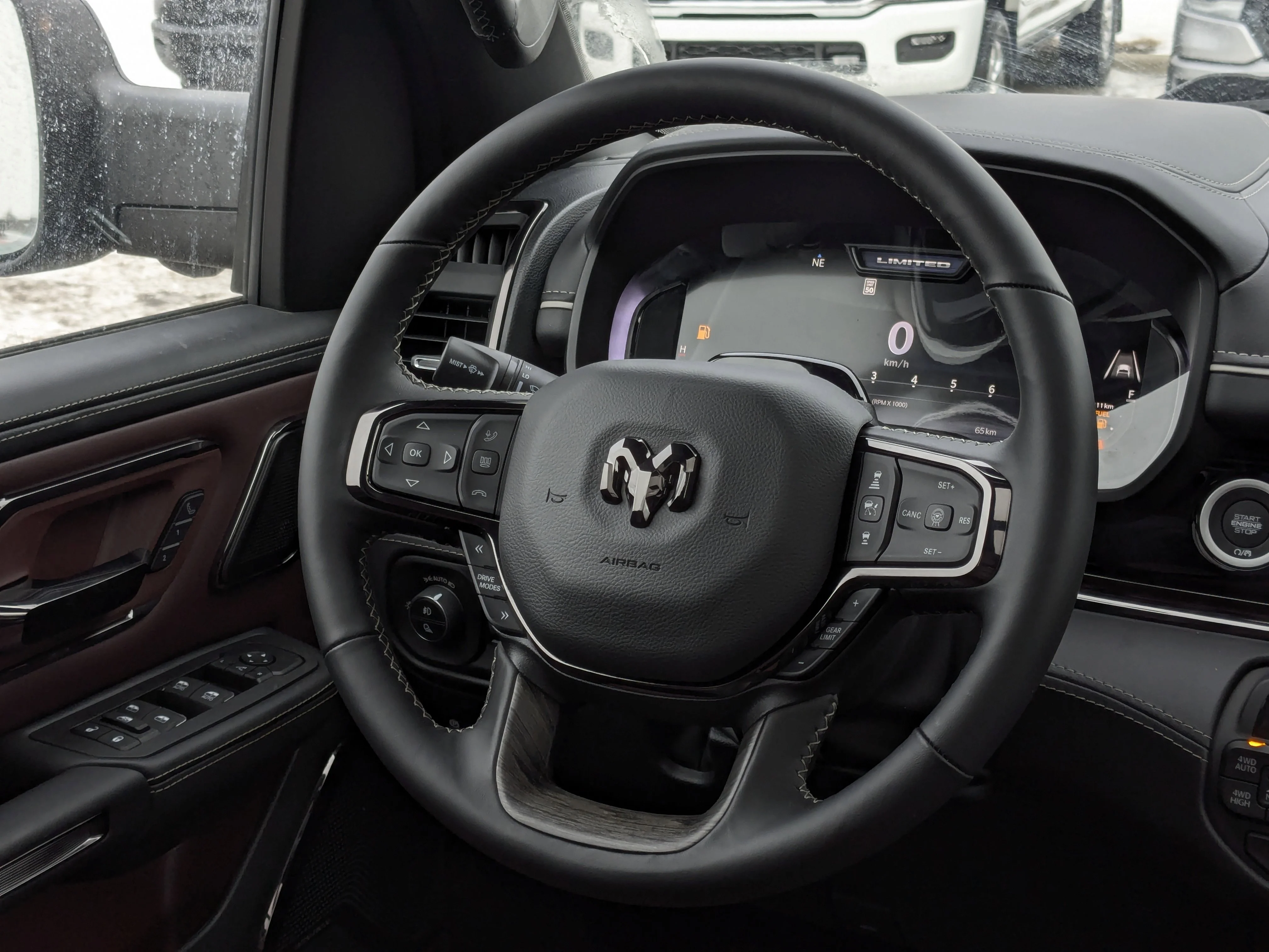 New 2026 Black RAM Limited - - Night Ed - Pano Sunroof - Hurricane HO Turbo - 14.4 Screen - Head-Up Display & More! image 17