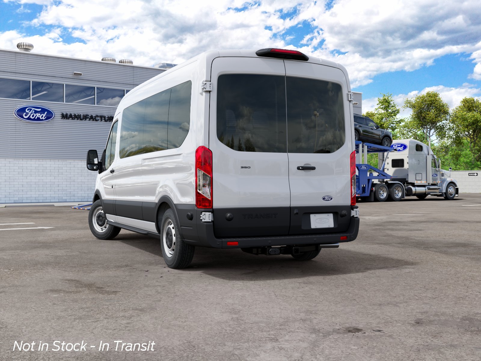 New 2027 Oxford White Ford Passenger Van XL image 9