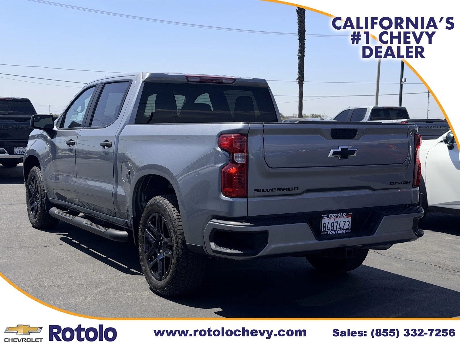 Used 2025 Sterling Gray Metallic Chevrolet Custom image 4