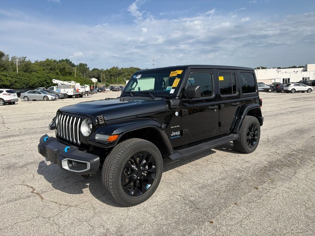 Used 2023 Black Clearcoat Jeep Sahara image 7