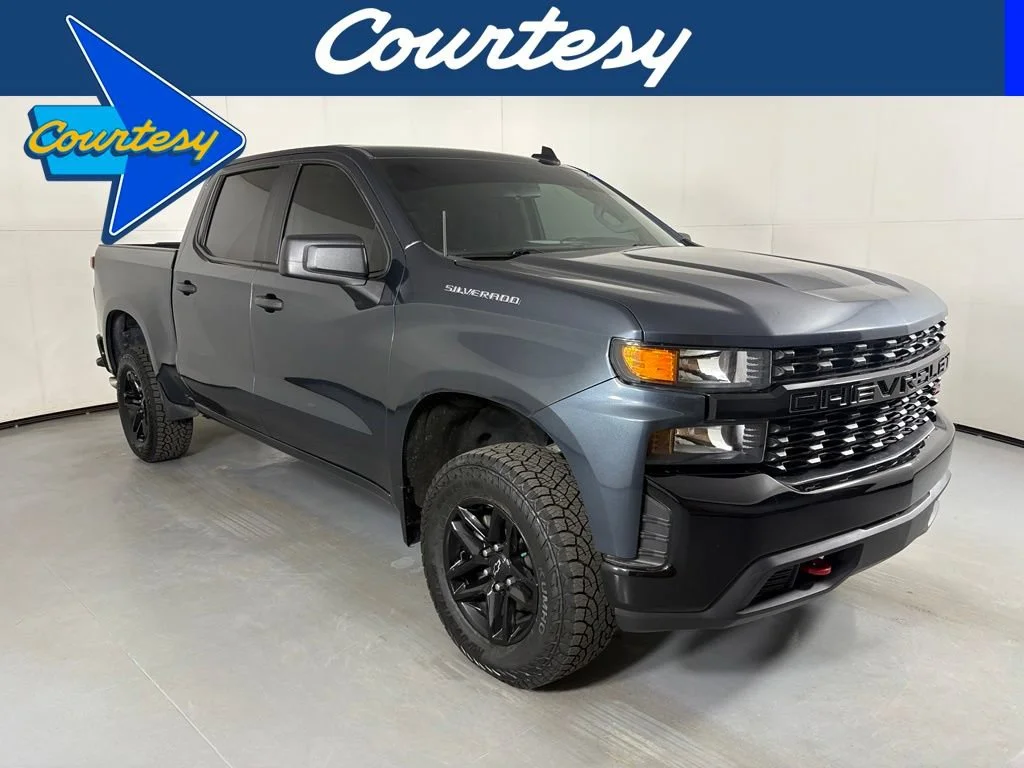 Certified Used 2021 SHADOW GRAY METALLIC Chevrolet Custom Trail Boss image 1