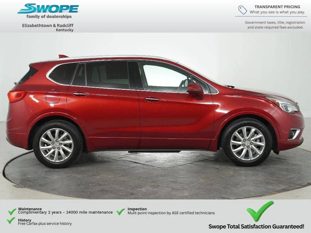 Used 2019 Chili Red Metallic Buick Essence image 3