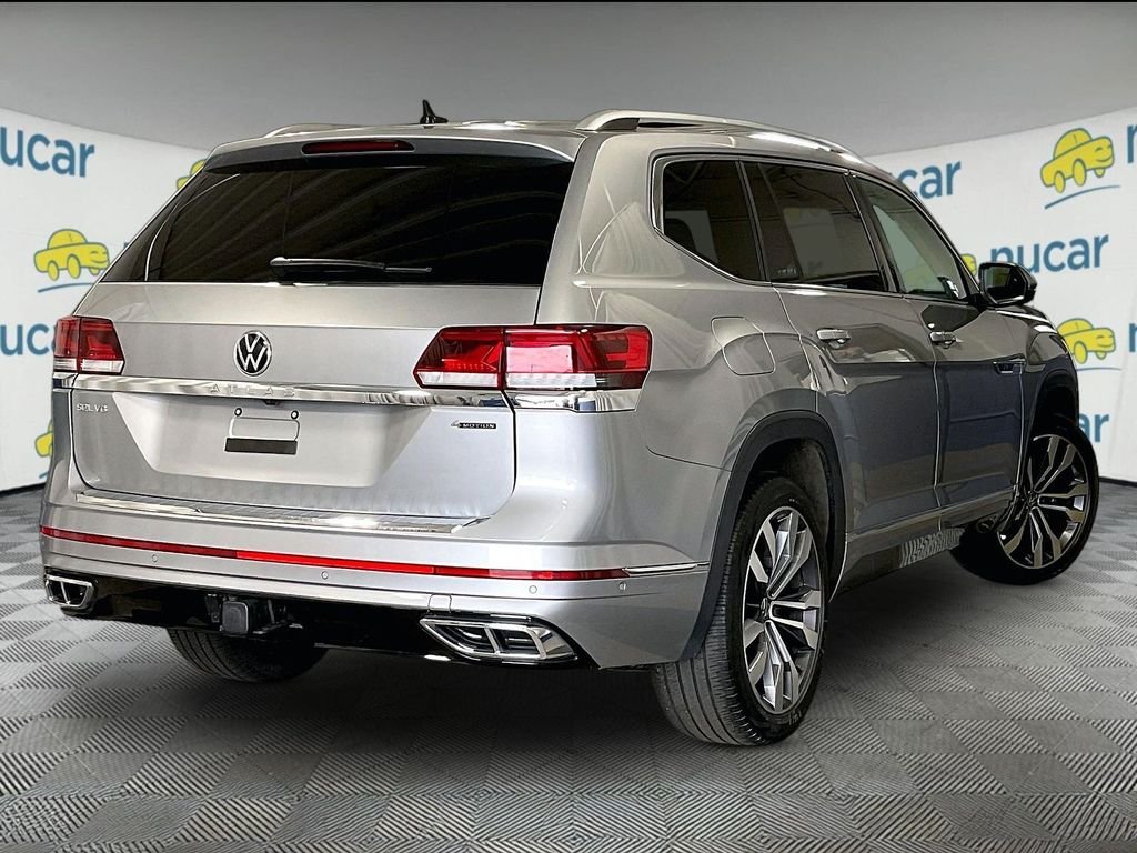 Certified Used 2023 Silver Volkswagen 3.6L V6 SEL Premium R-Line image 6
