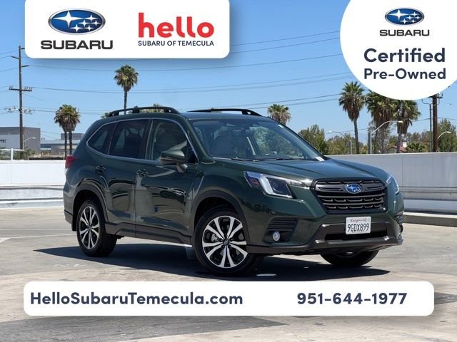 Certified Used 2023 Green Subaru Limited image 1