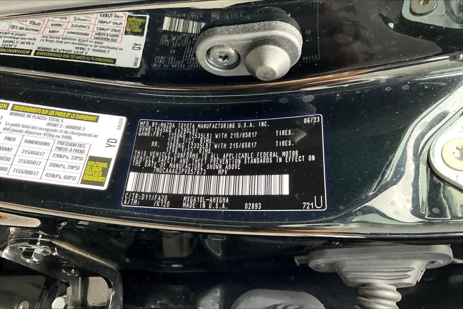 Used 2023 Jet Black Toyota LE image 33