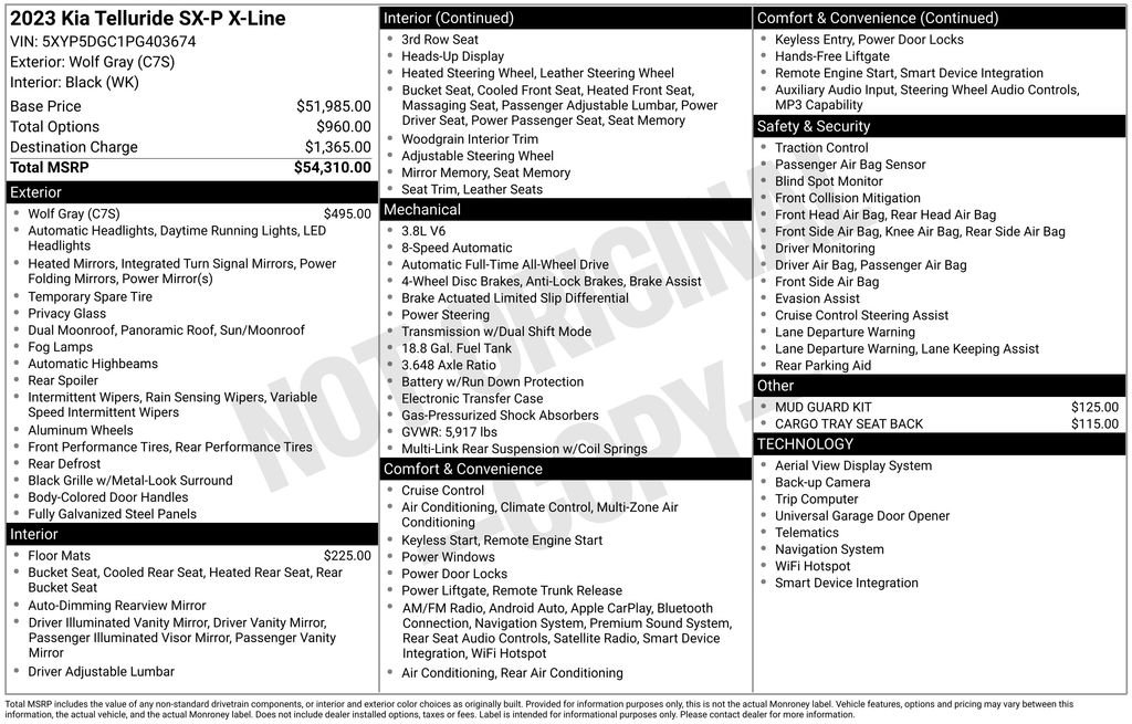 Used 2023 Wolf Gray Kia SX-Prestige X-Line image 39