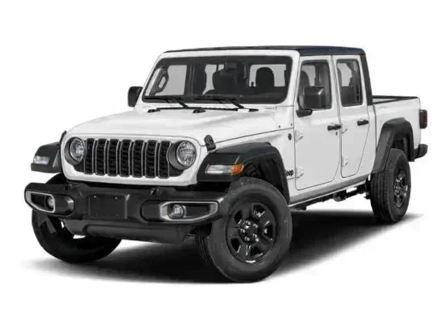 New 2025 Bright White Clear-Coat Exterior Paint Jeep Sport S image 1
