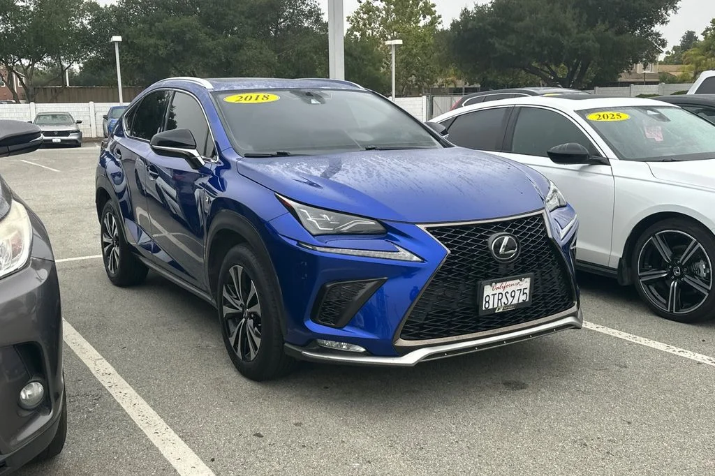 Used 2018 Lexus NX 300 F SPORT with VIN JTJBARBZ5J2165390 for sale in Morgan Hill, CA