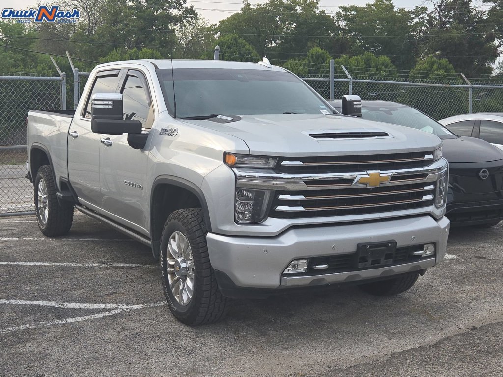 Used 2022 SILVER ICE METALLIC Chevrolet High Country image 1