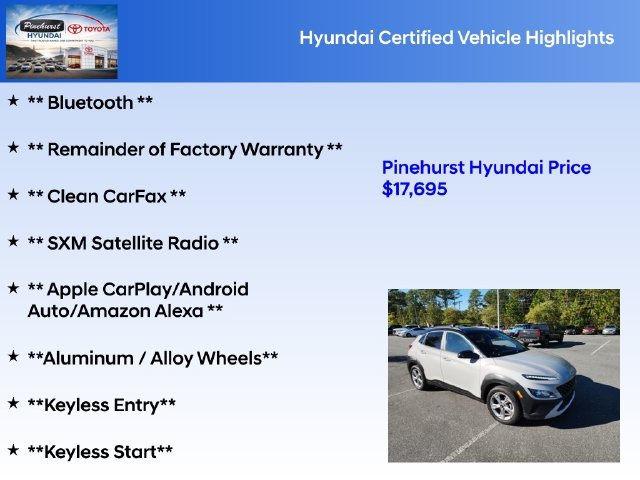 Certified Used 2022 Silver Hyundai SEL image 19