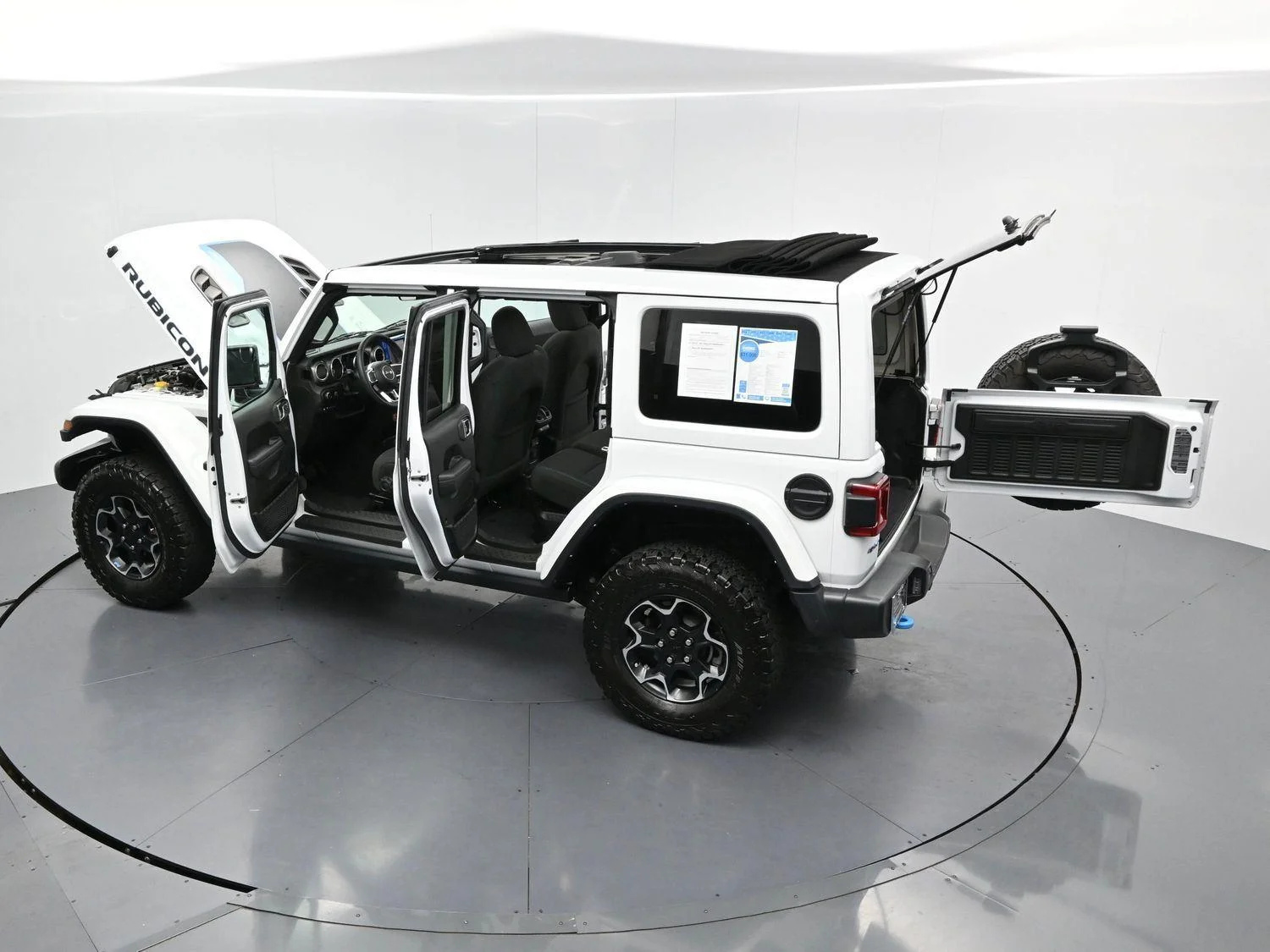 Used 2023 Bright White Clearcoat Jeep Rubicon image 43