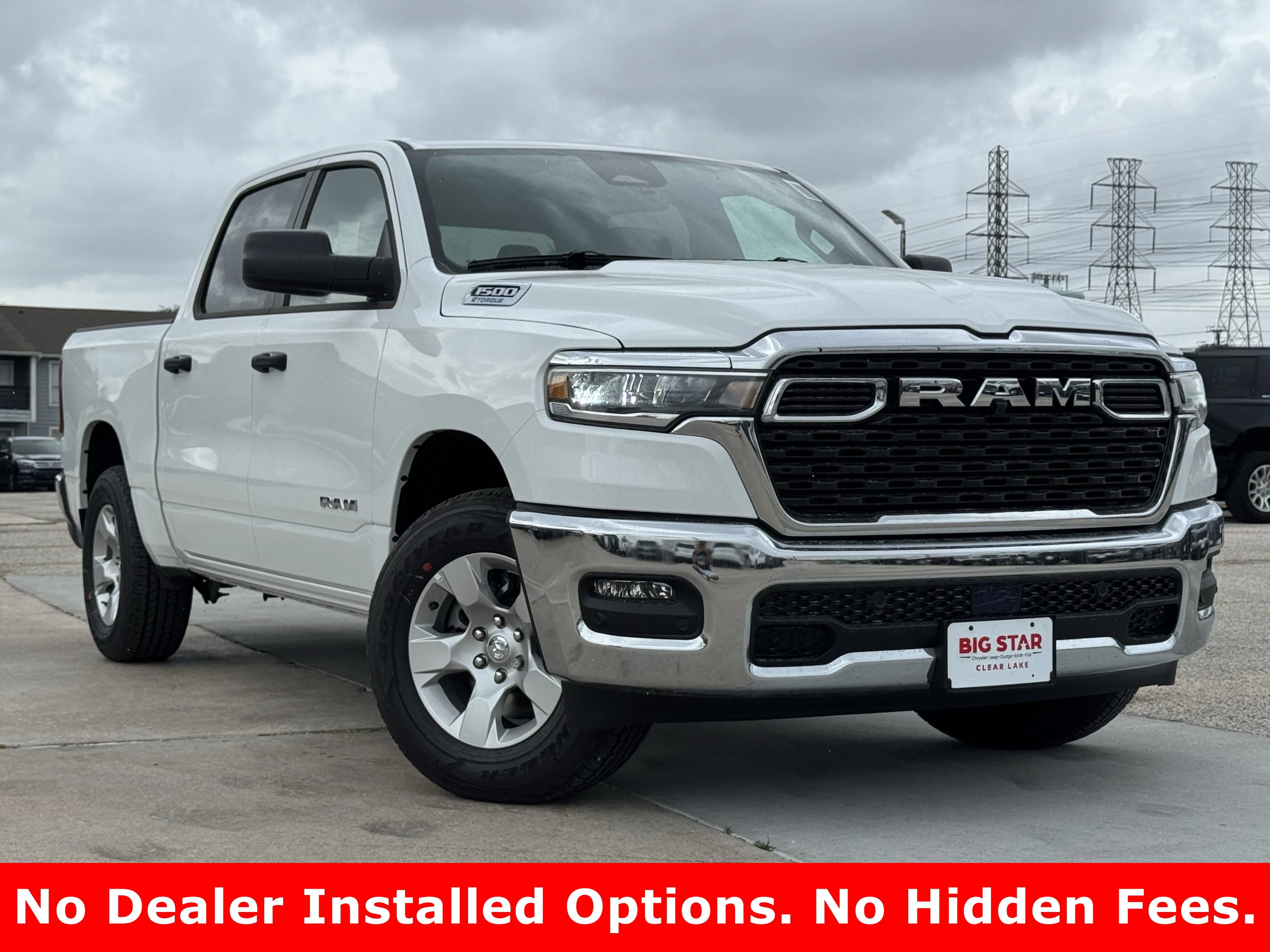 New 2026 Bright White Clearcoat Ram Lone Star image 2