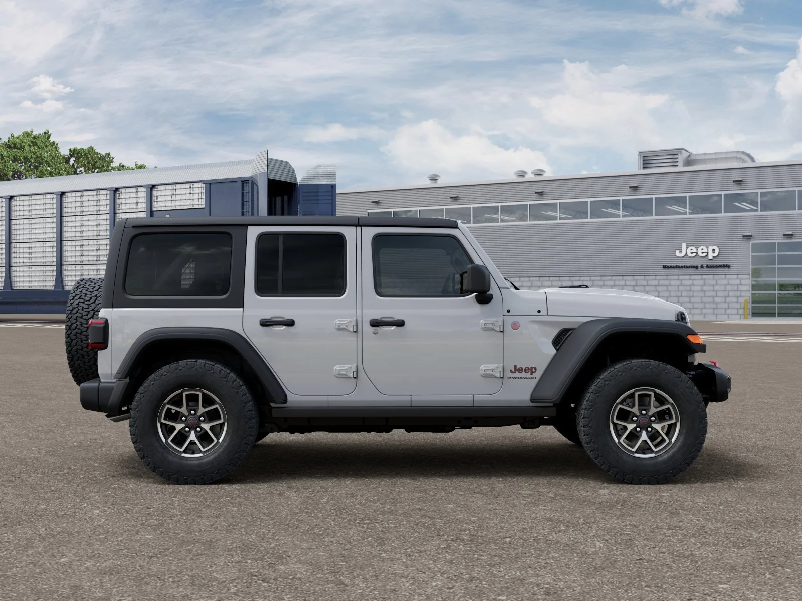 New 2026 Bright White Clear-Coat Exterior Paint Jeep Rubicon IN-TRANSIT image 21