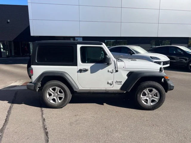 Used 2019 Bright White Clearcoat Jeep Sport S image 2