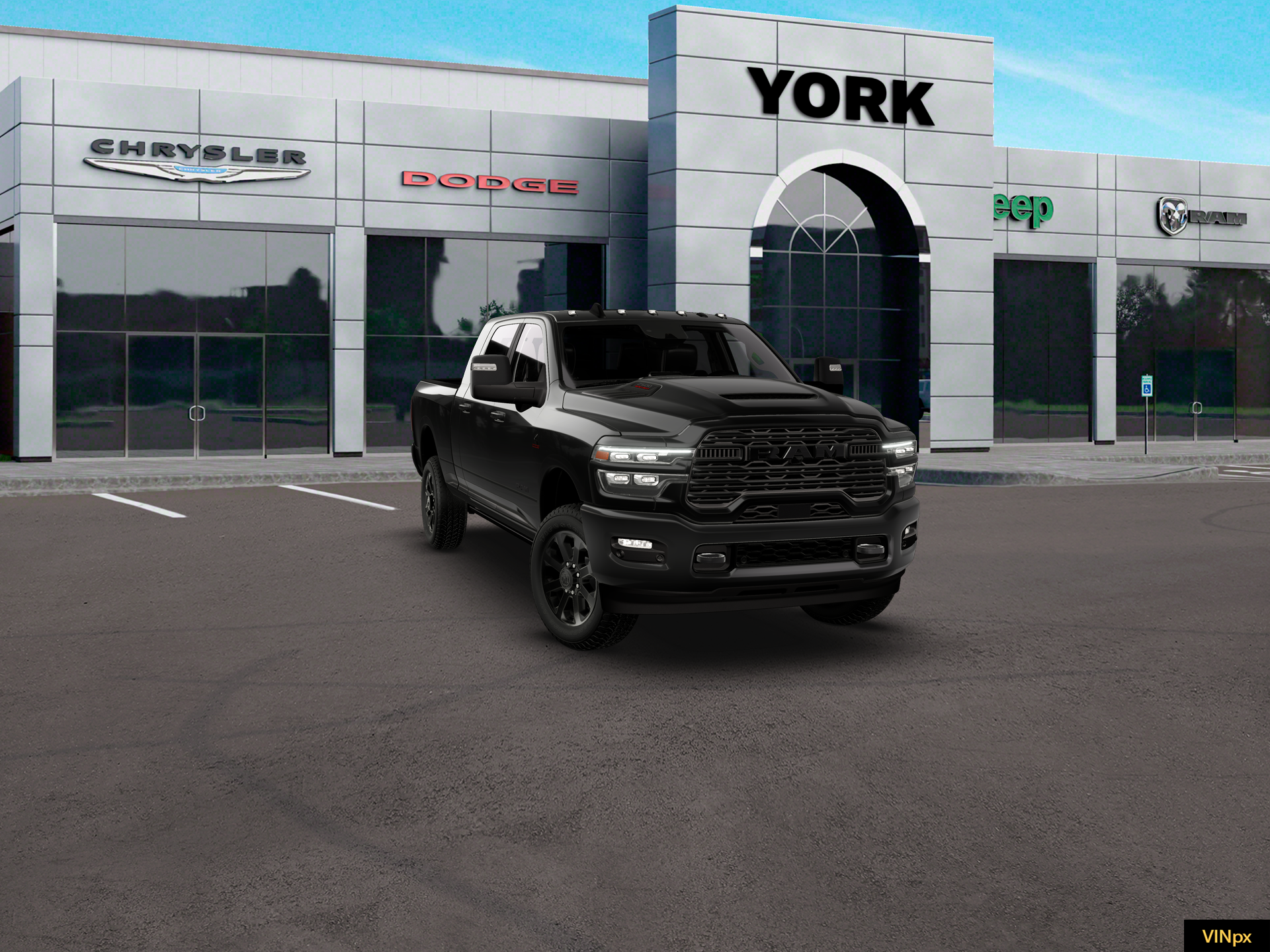 New 2026 Diamond Black Crystal Pearl-Coat Exterior Paint RAM LARAMIE image 28