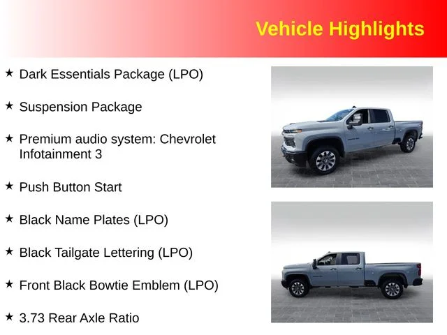 Used 2024 Gray Chevrolet Custom image 3