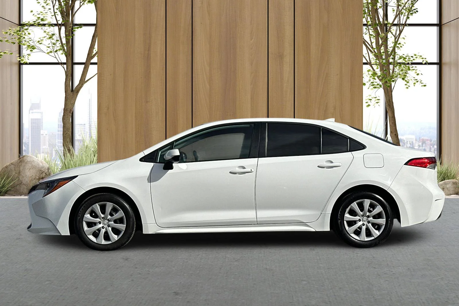 Used 2025 White Toyota LE image 7