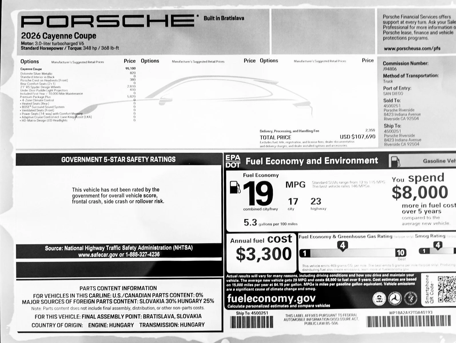 New 2026 DOLOMITE SILVER Porsche Coupe image 29