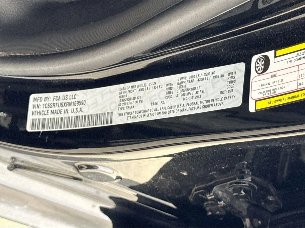 Used 2024 Black Ram TRX image 29
