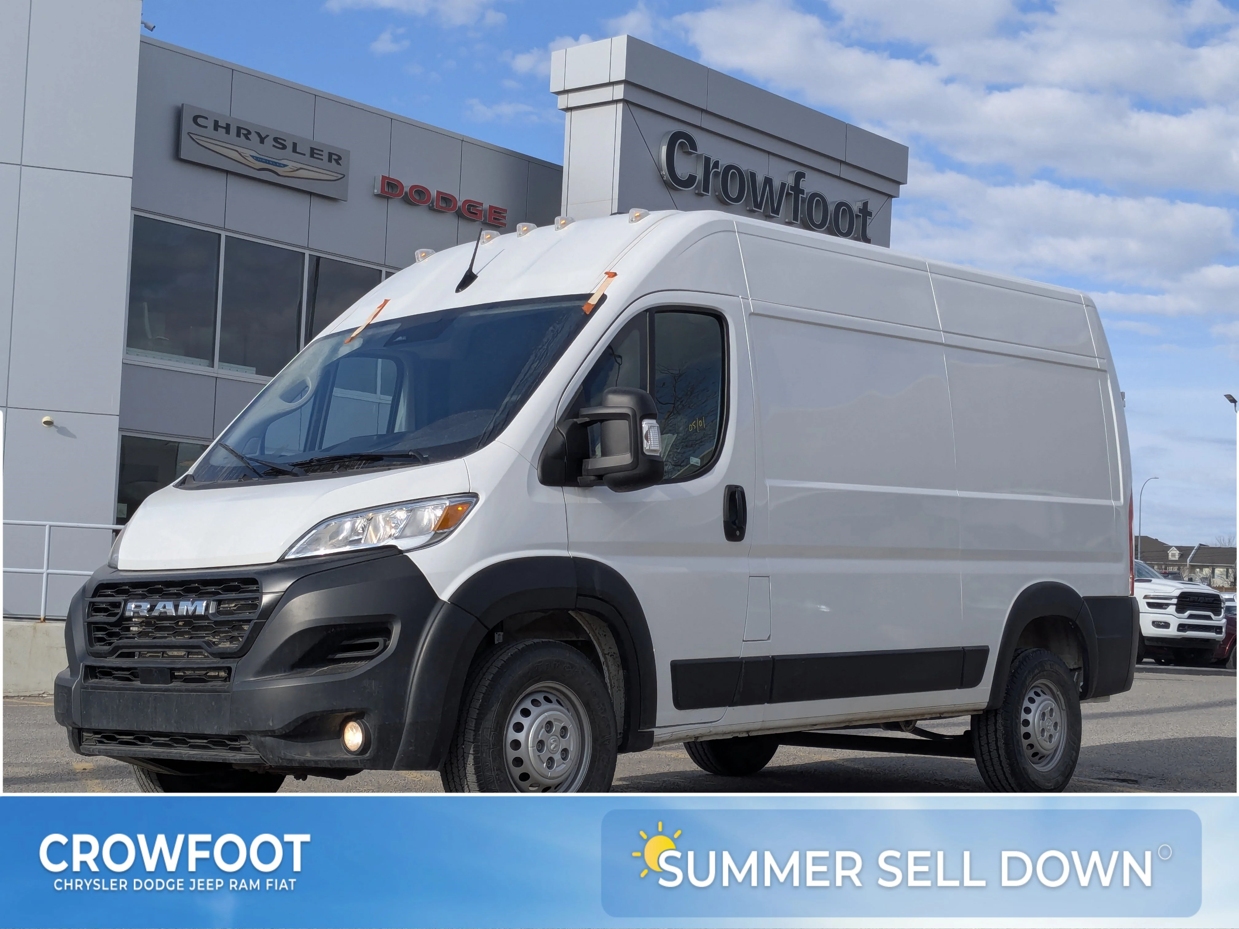 Used 2025 White RAM Tradesman  - 2500 High Roof 136 WB w/Pass Seat image 1
