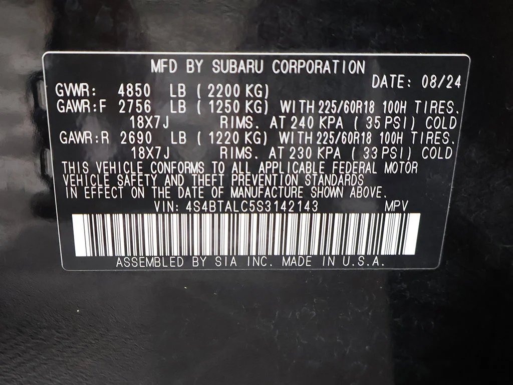 Used 2025 Black Subaru Onyx Edition image 53