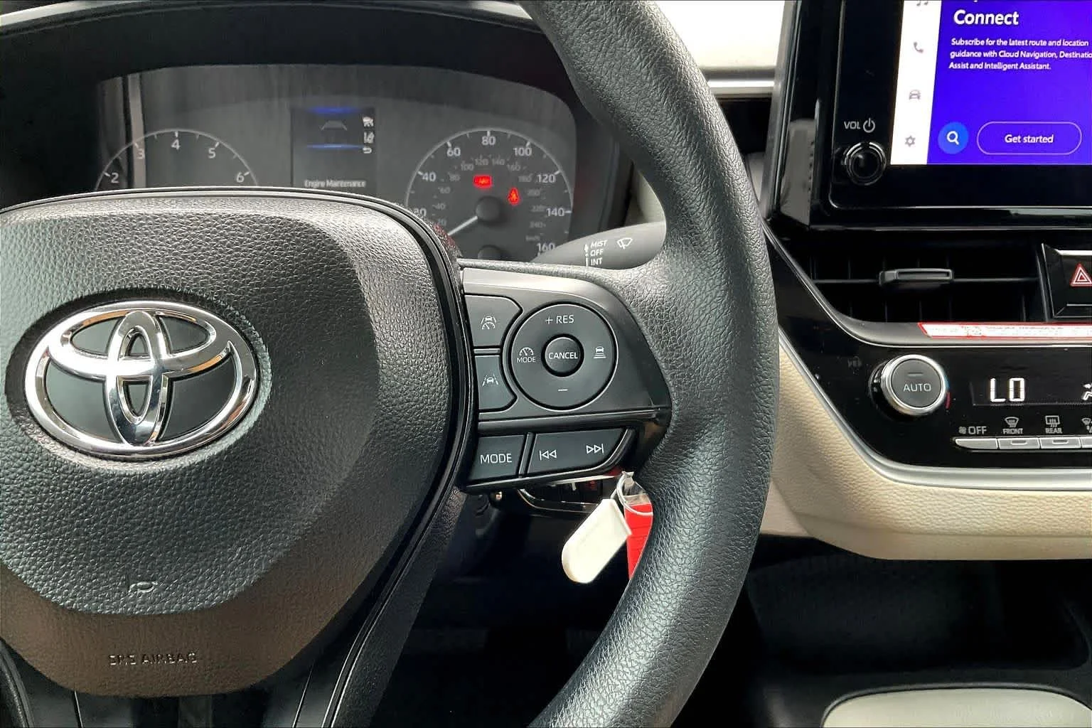 Used 2025 Midnight Black Metallic Toyota LE image 24