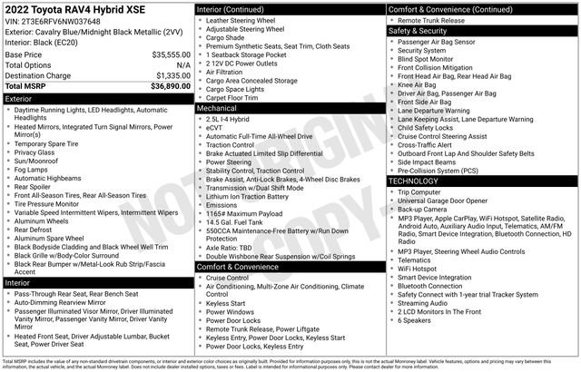 Certified Used 2022 Blue Toyota XSE image 8
