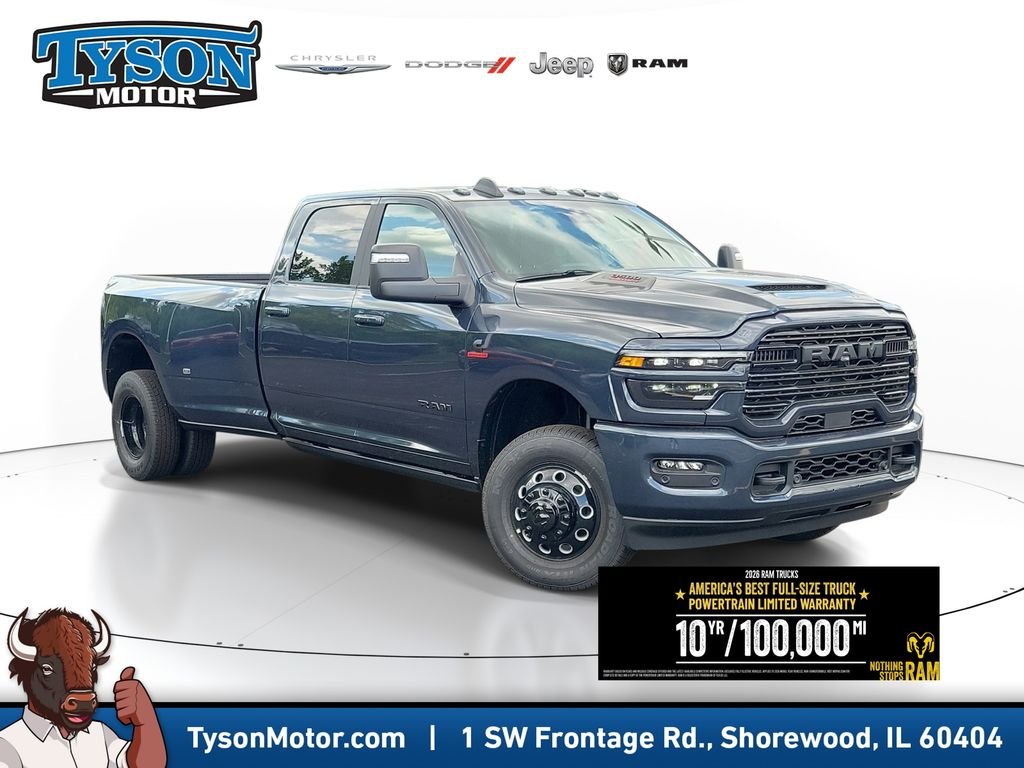 New 2026 Forged Blue Metallic Exterior Paint RAM Laramie image 1