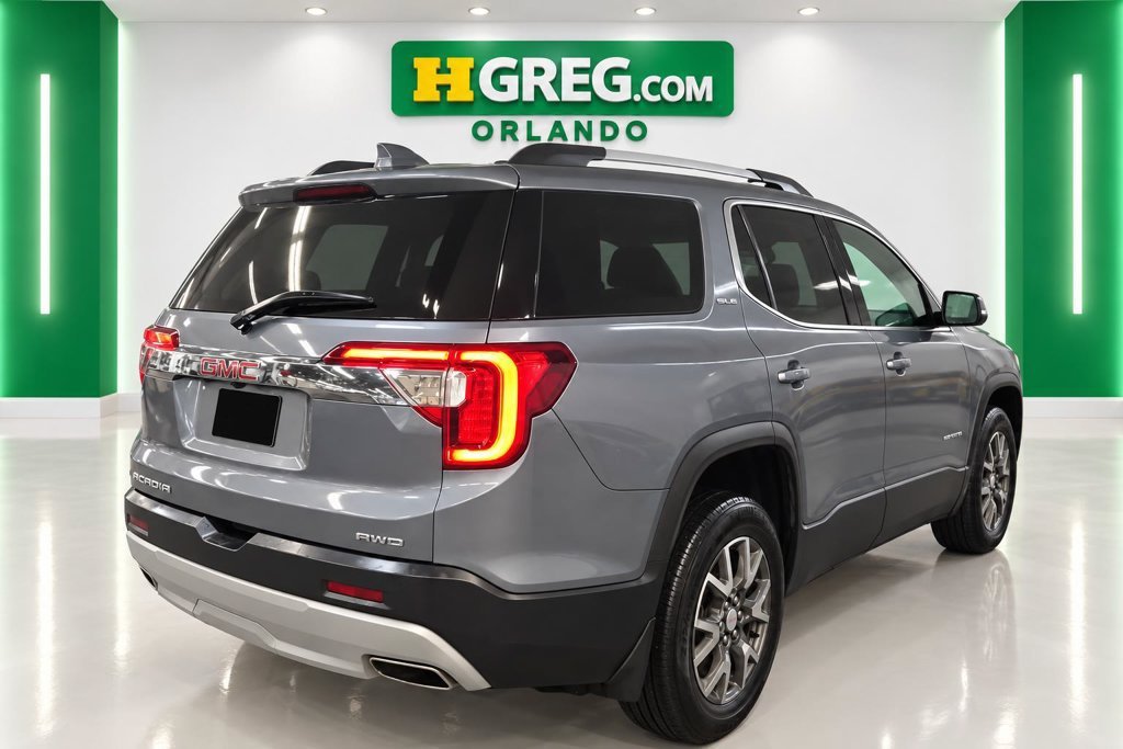 Used 2021 Satin Steel Metallic GMC SLE image 6