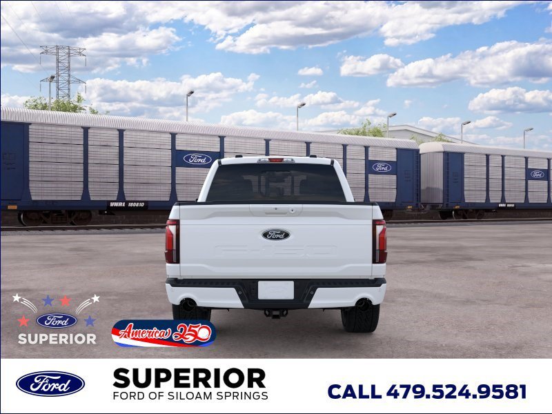 New 2026 Star White Metallic Tri-Coat Ford LARIAT image 5