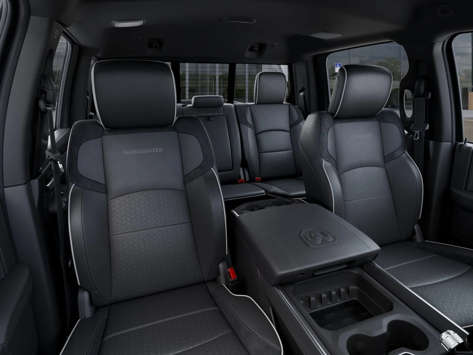 New 2027 Ceramic Gray Clear-Coat Exterior Paint RAM Laramie image 42