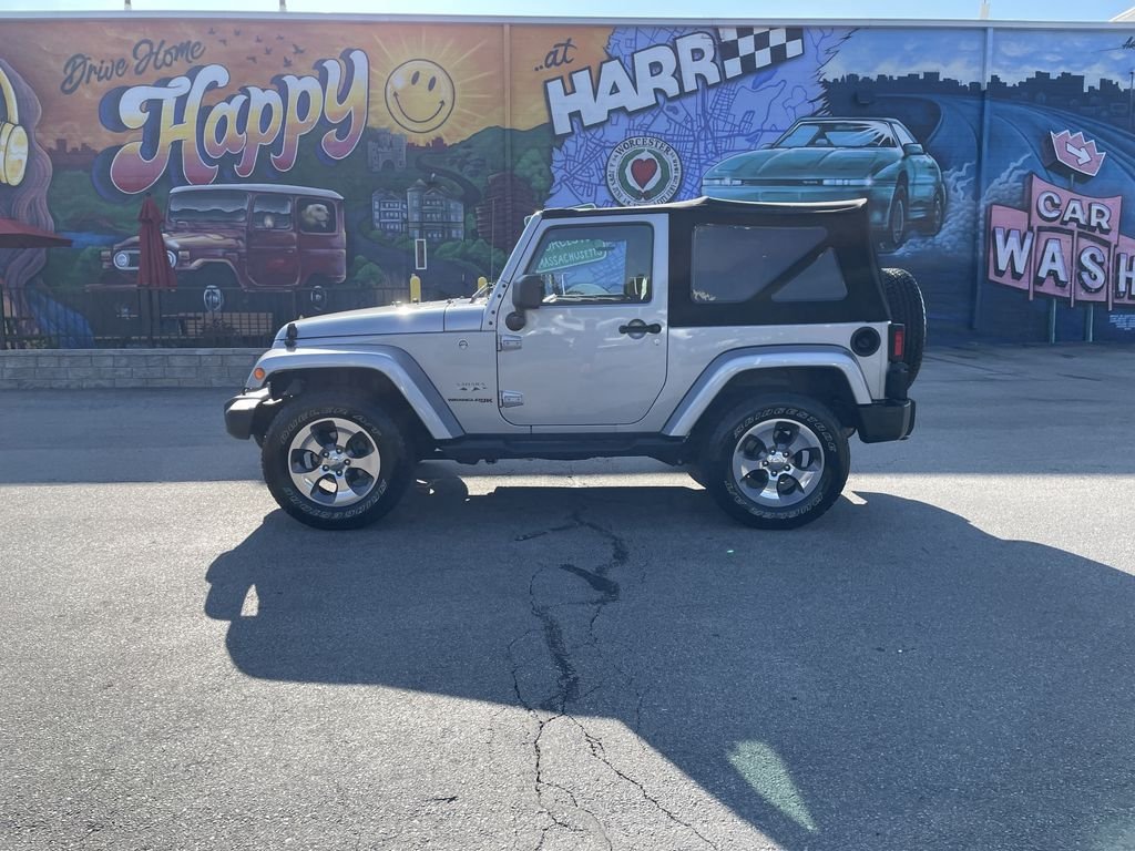 Certified 2018 Jeep Wrangler JK Sahara with VIN 1C4GJWBG1JL922835 for sale in Worcester, MA