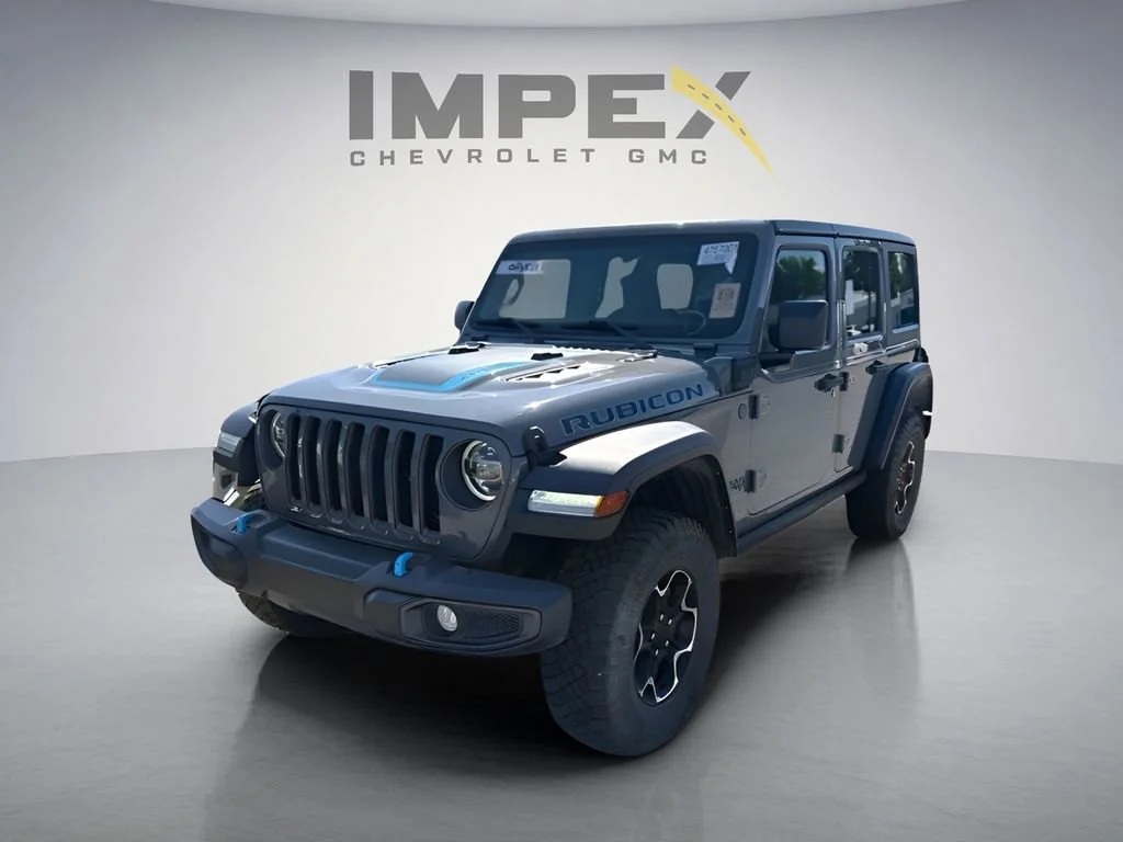 Used 2022 Gray Jeep Unlimited Rubicon image 1