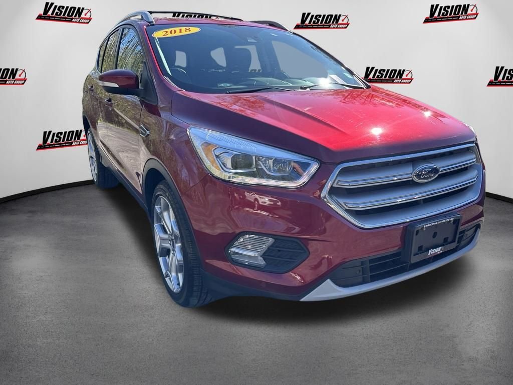 Used 2018 Red Ford Titanium image 3