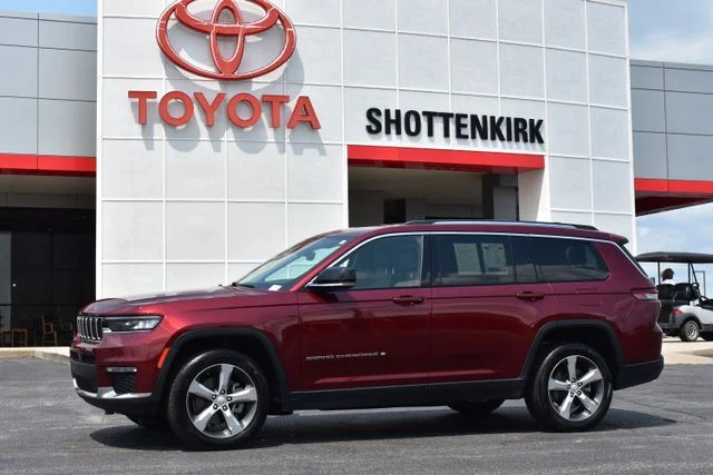 Used 2021 Red Jeep Limited image 1