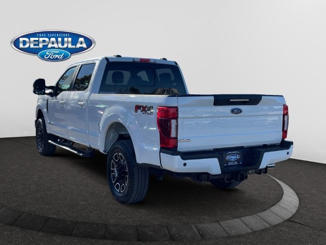 Used 2022 White Metallic Ford Lariat image 4