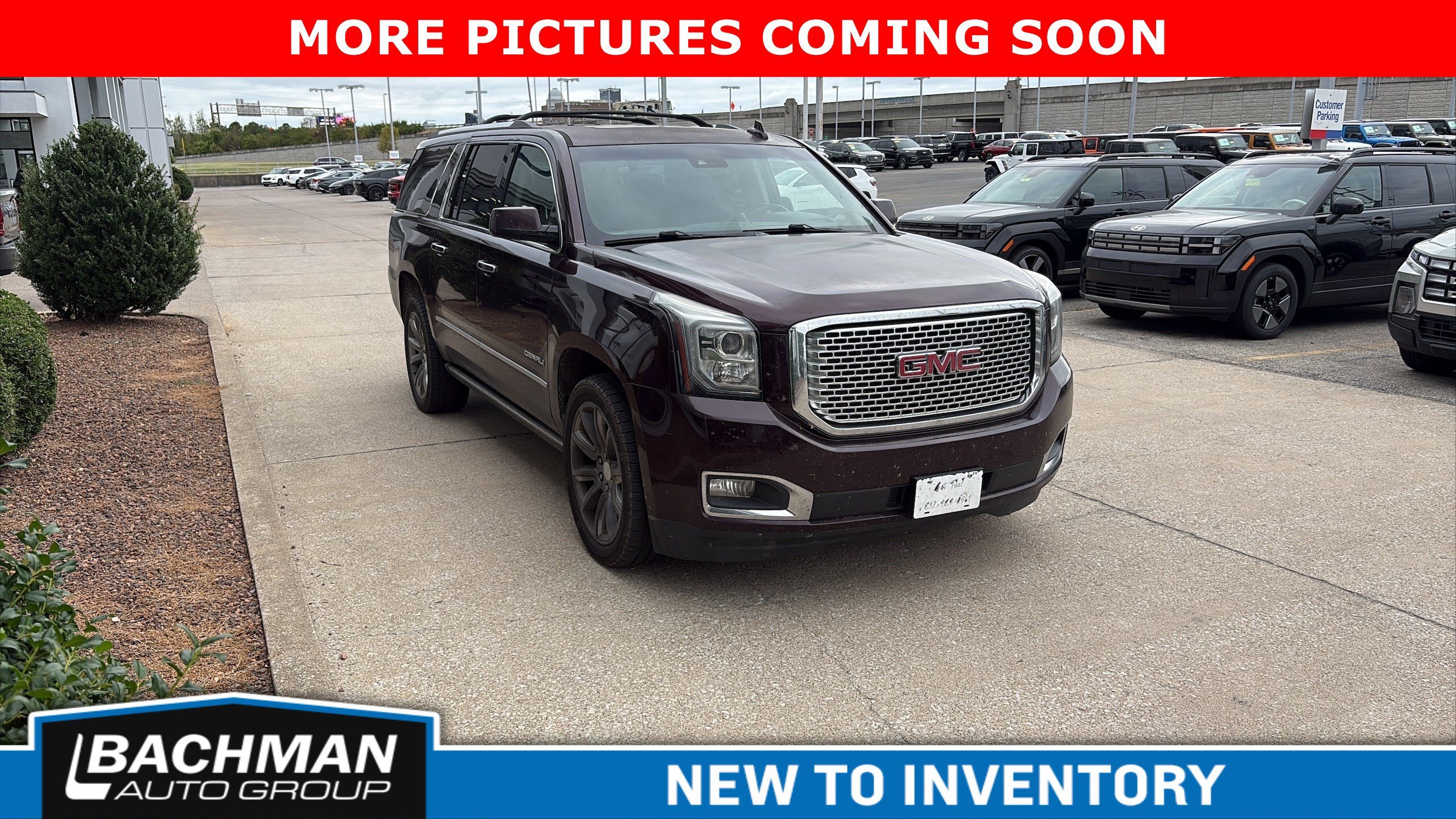 Used 2017 Black Cherry Metallic GMC Denali image 2