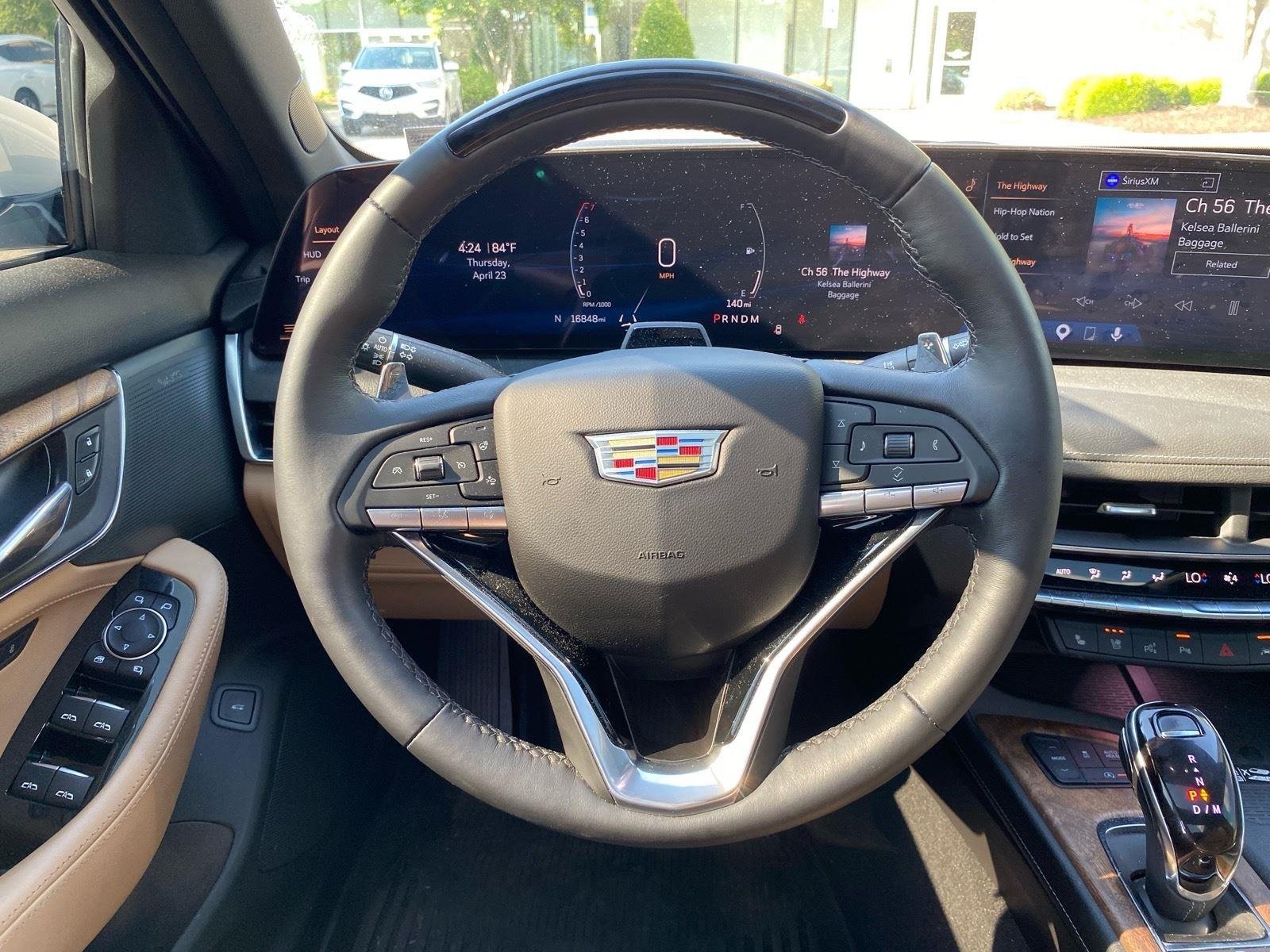 Used 2025 Crystal White Tricoat Cadillac Premium Luxury image 23