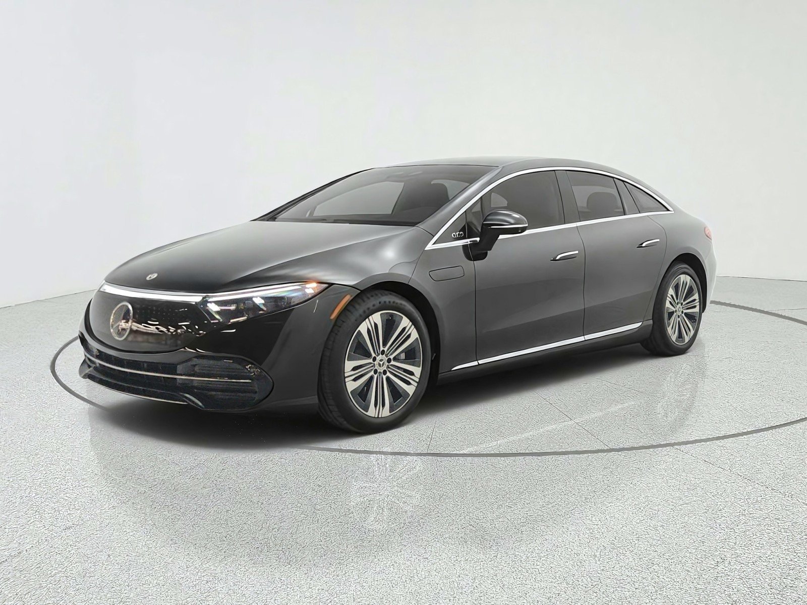 Certified Used 2024 Obsidian Black Metallic Mercedes-Benz EQS 450 4MATIC® Sedan image 1